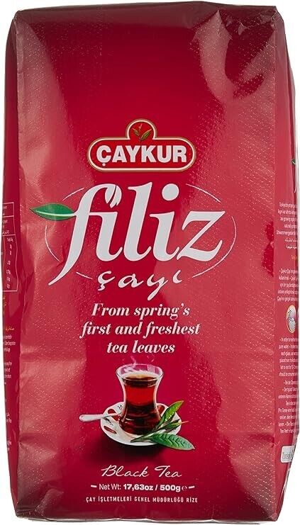 Caykur Black Tea, Filiz Cay, 17.6 Ounce 500g Turkish Tea