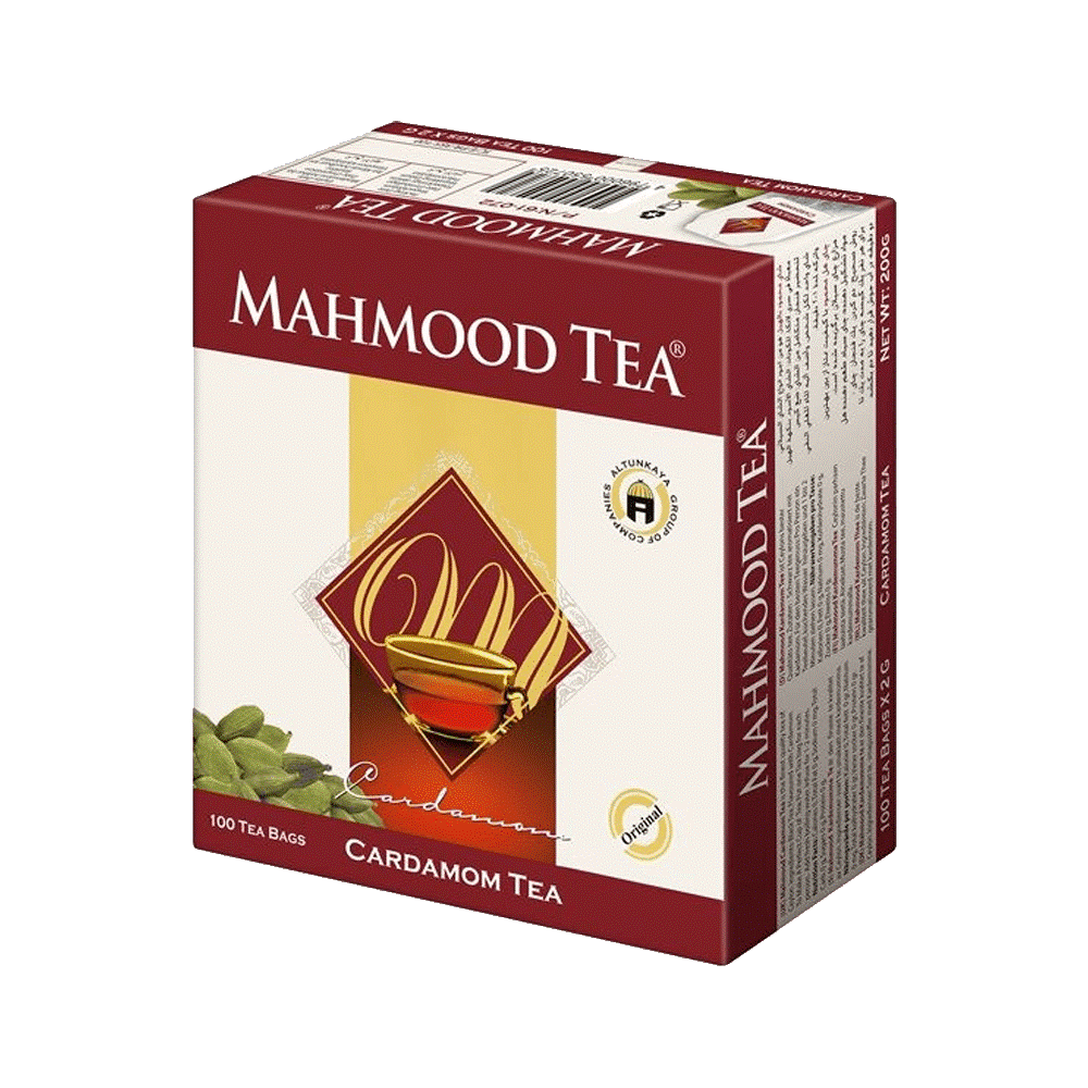 Mahmood Tea Cardamom Tea (100 x 2g) Teabags Premium Quality Free Postage