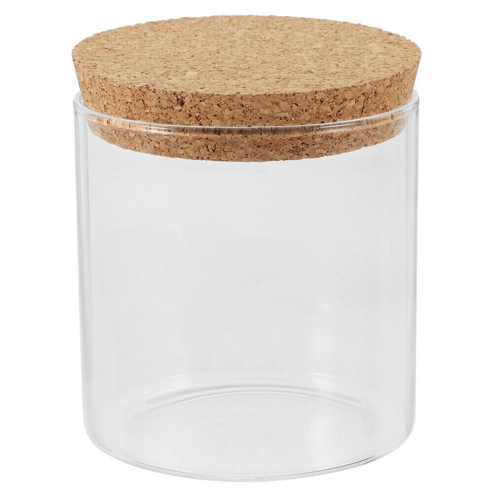 Glass Cookie Jars with Lid Storage Jars Coffee Tea Spice Jar Food Storage 400ML