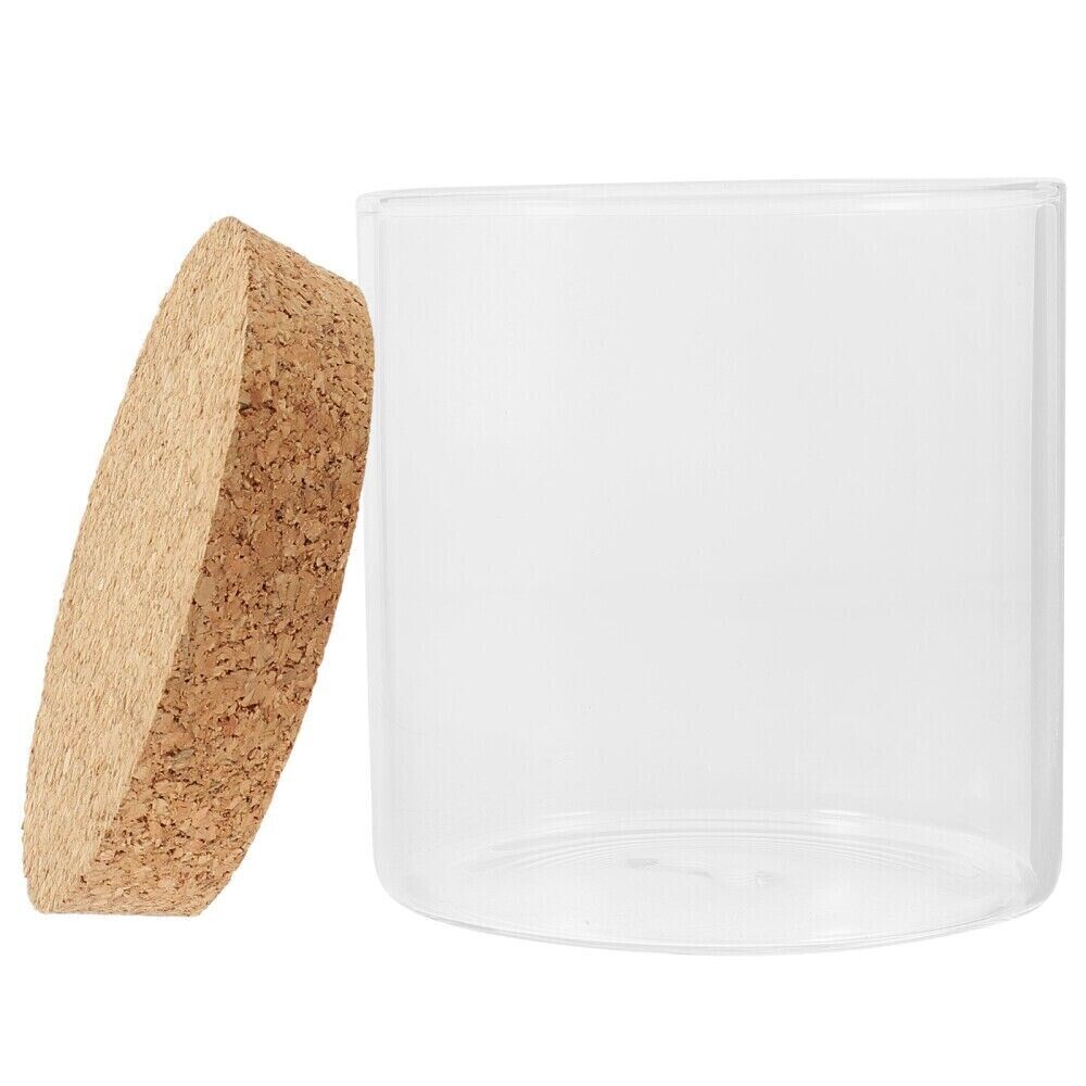 Glass Cookie Jars with Lid Storage Jars Coffee Tea Spice Jar Food Storage 400ML - Image 4