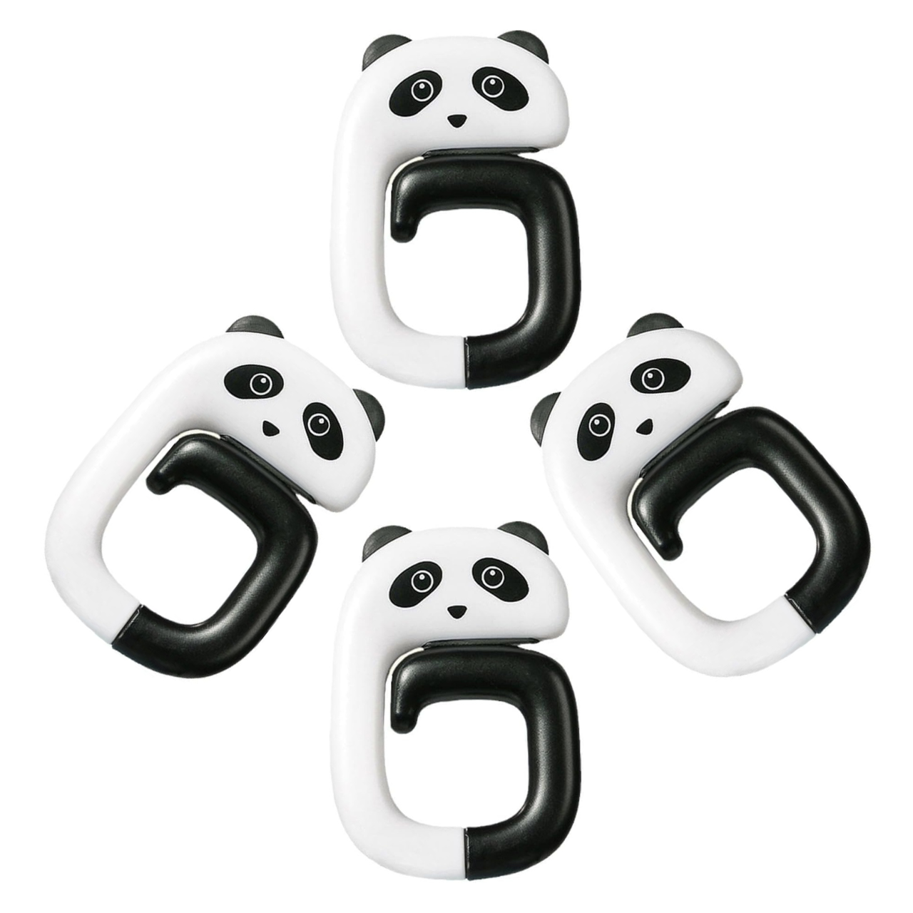 Panda Folding Plactic Hanging Table Hook Key Holder Handbag Desk Hanger 1/2/3