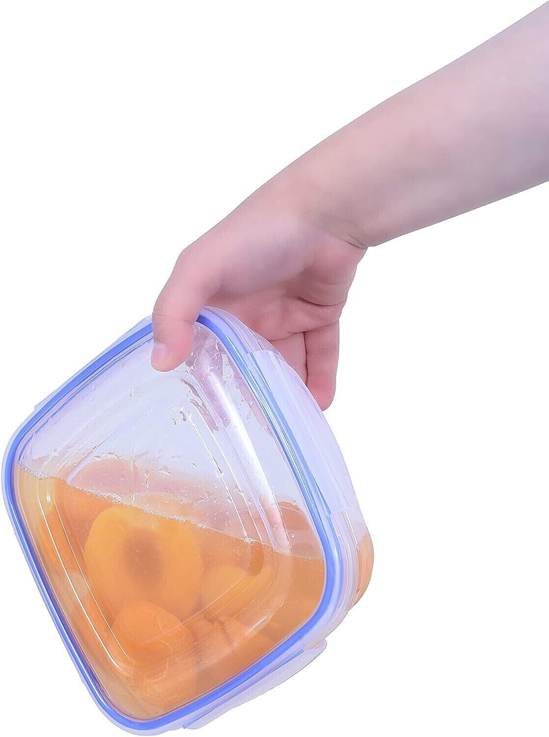 900ml Square Leakproof Food Storage Containers Clip Lock Seal With Airtight Lids - Image 5