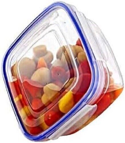 900ml Square Leakproof Food Storage Containers Clip Lock Seal With Airtight Lids - Image 7