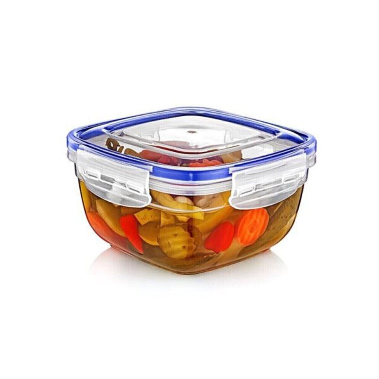 900ml Square Leakproof Food Storage Containers Clip Lock Seal With Airtight Lids - Image 8