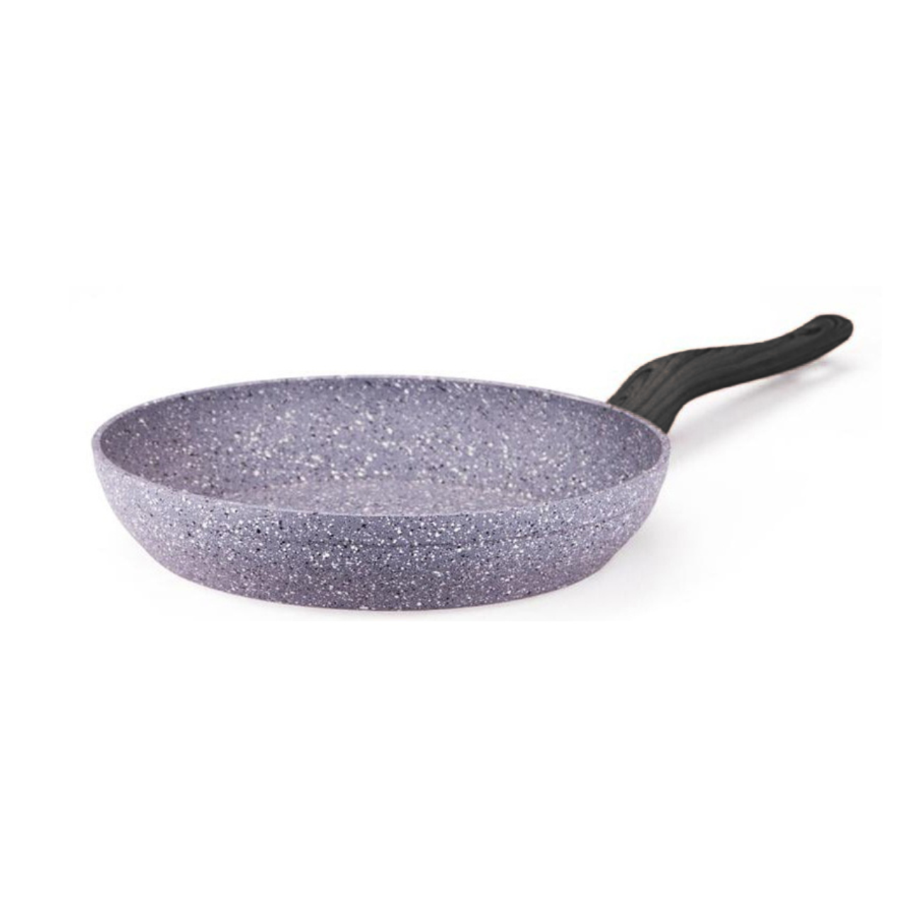 Lavonni Heavy Duty Granite Gray Non-Stick Frying Pans with Bakelite Handle 24cm