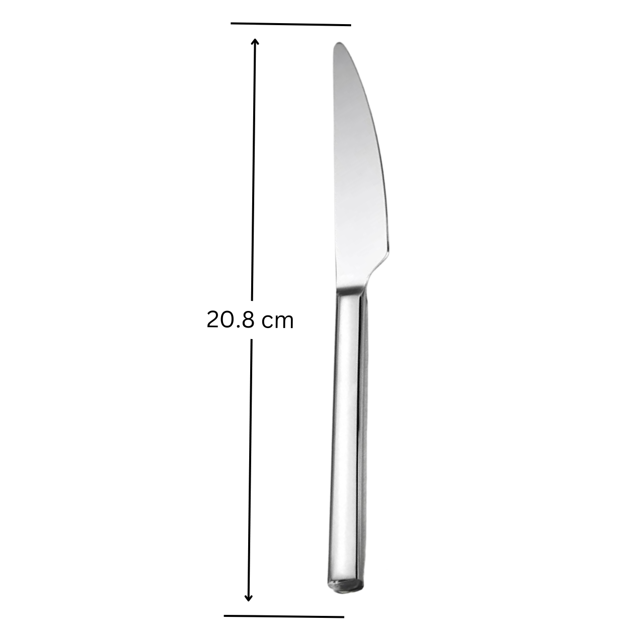 12x UYSAL Stainless Steel Dinner Knives, Cutlery Kitchen Butter Knife 18/10 - Image 2