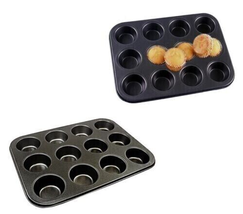 Large 24 Cup Muffin Cake Pan Baking Tray Deep Tin Fairy Cupcake Steel Bakeware - Image 8