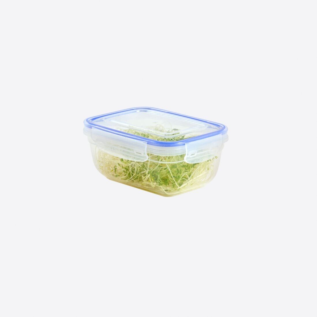 800ml Airtight Food Storage Rectangular Containers Clip Lid Seal Lock BPA Free - Image 2