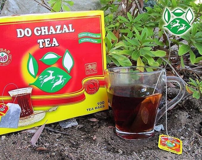 Do Ghazal Black Tea Pure Ceylon 100 Tea bags 200g - Image 5