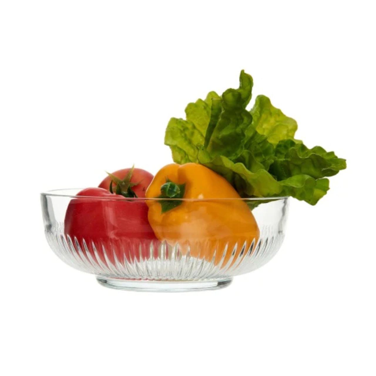 LAV Vintage Glass Bownl Salad Bowl Clear Cut Crystal Finger Bowl 2600 ml - Image 4